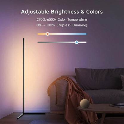 RGB Corner Floor Lamp