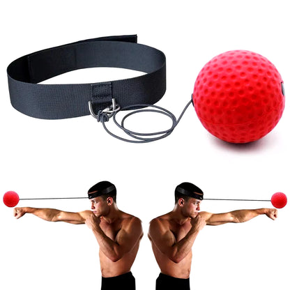 Boxing Magic Ball Reflex Speed Training with Headband Boxing Punching Balls Hand Eye Coordination Fitness Martial Arts Supplies/