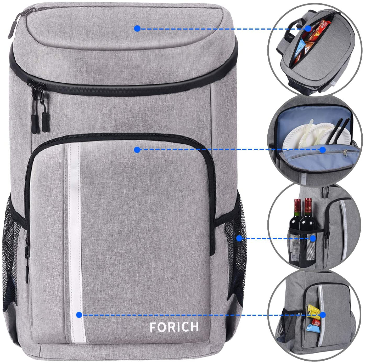 Backpack Cooler Leakproof Insulated Waterproof Backpack and Lightweight