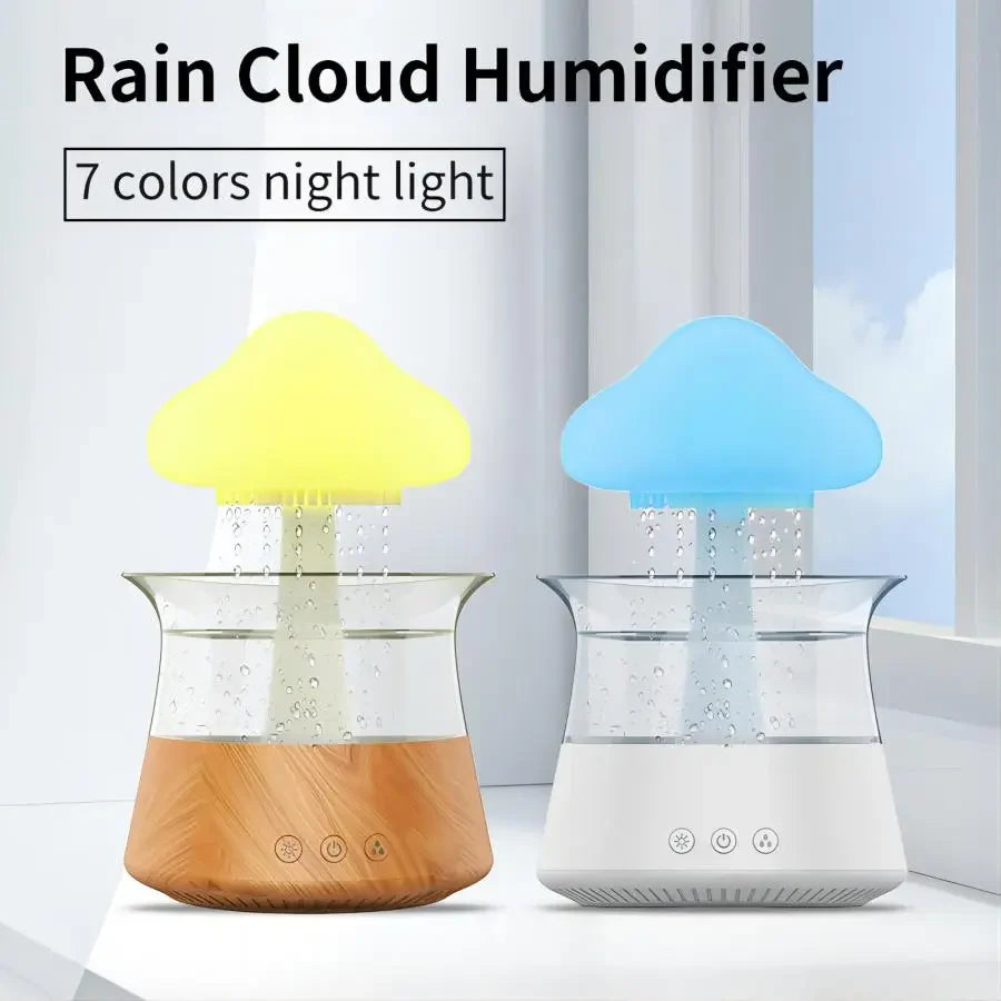  Cloud Rain Diffuser: Humidifier with a Colorful Lamp