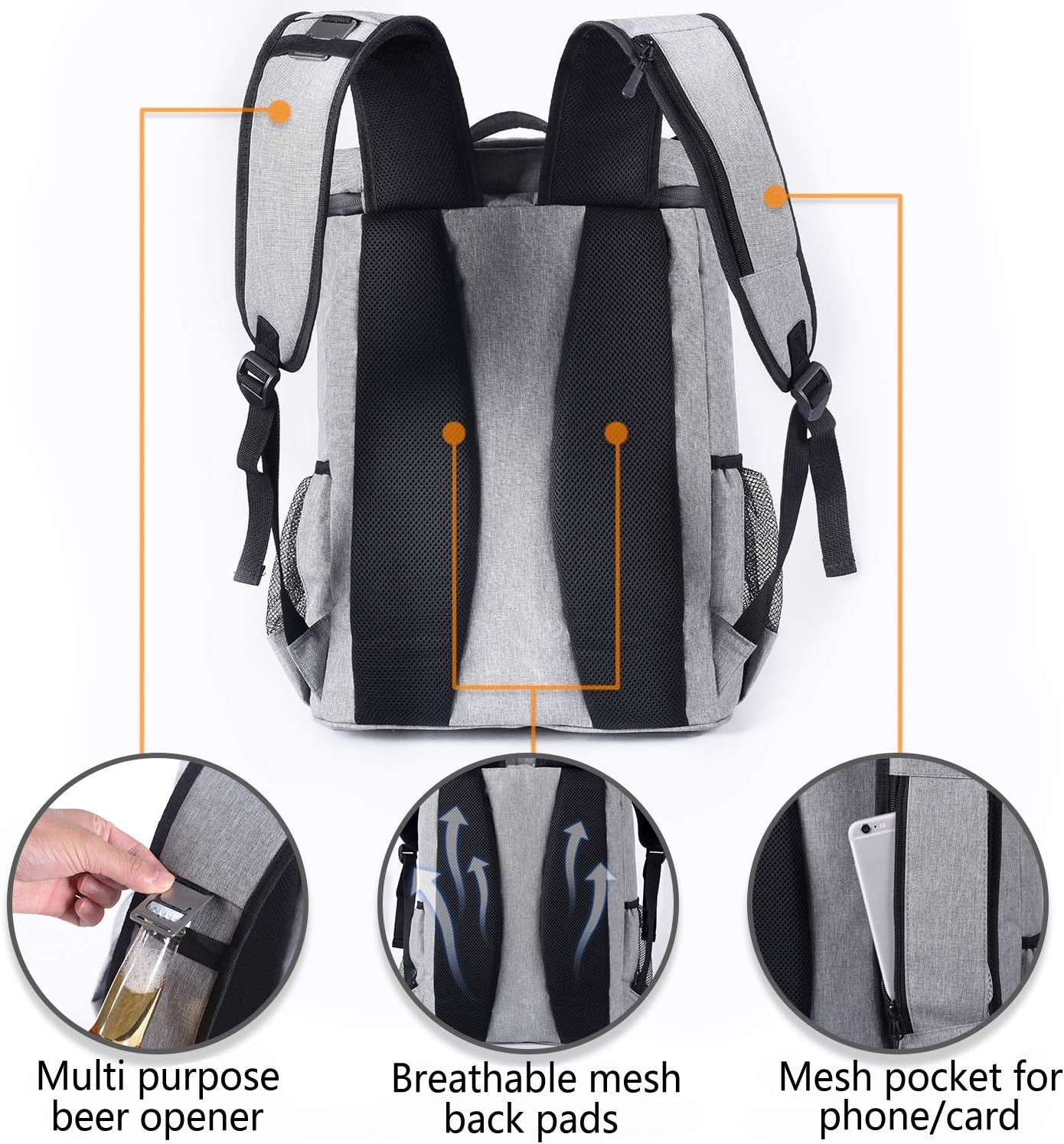 Backpack Cooler Leakproof Insulated Waterproof Backpack and Lightweight